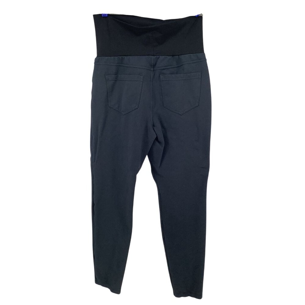 Liverpool Womens Maternity Pants Size 12 Night Sky Blue With Stretch Waist - Picture 3 of 8